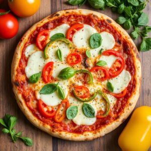 Cheese Capsicum Pizza