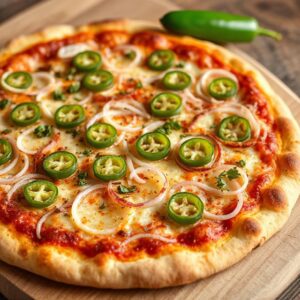 Onion Jalapino Pizza